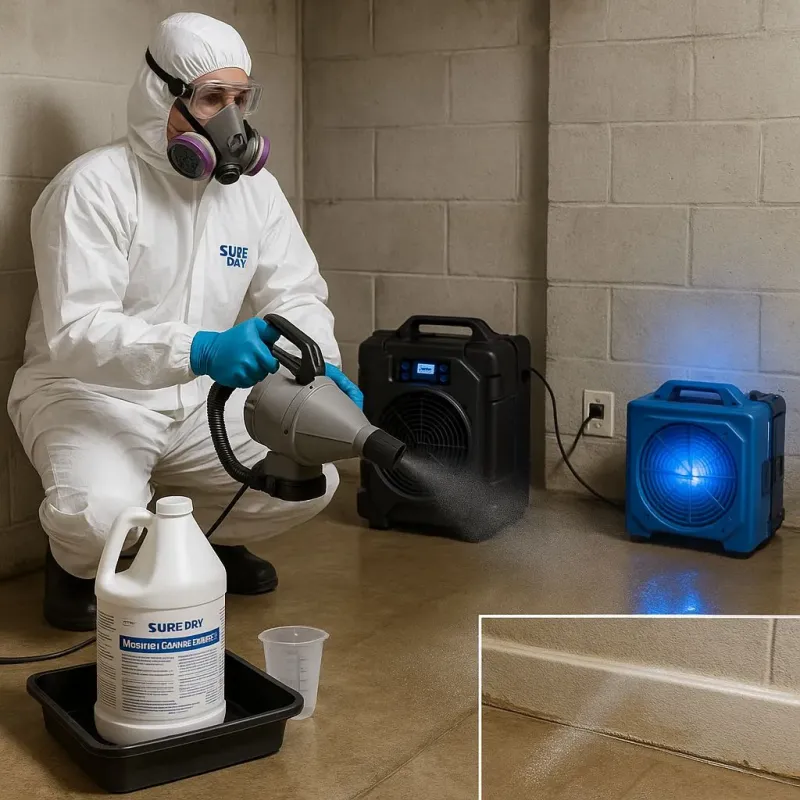 Sanitization and Odor Removal process in Fowler, MI